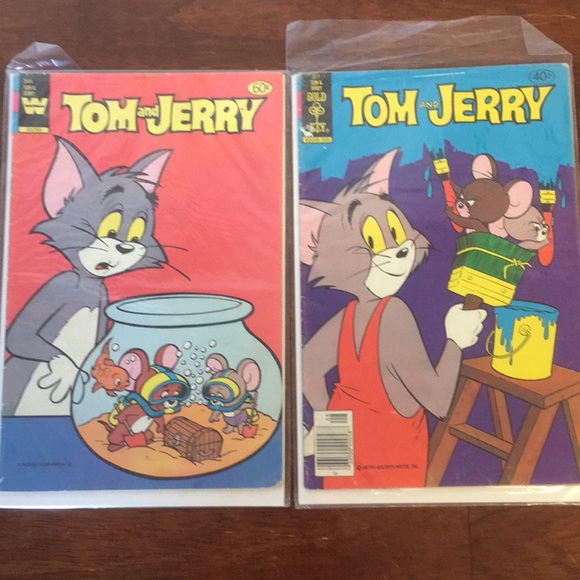 MGM Other - Vintage 60s & 70s  Tom and Jerry comic books